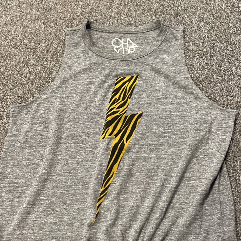 CHRLDR gray tank top - Picture 2 of 3